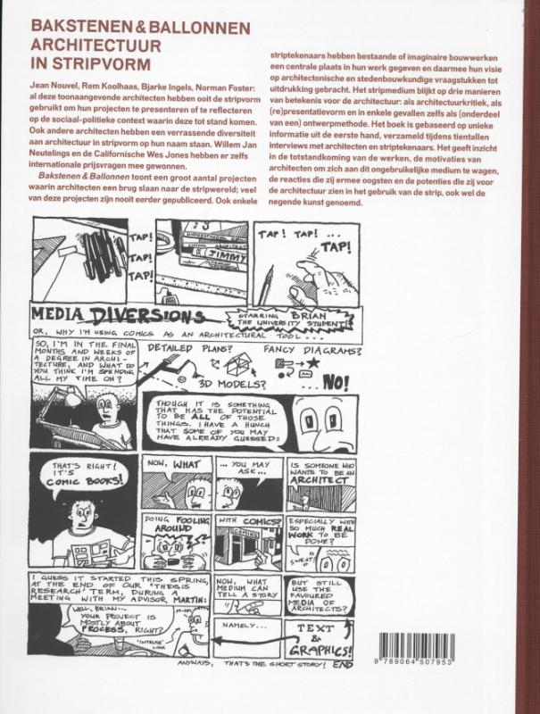 Achterkant van Bakstenen & ballonnen