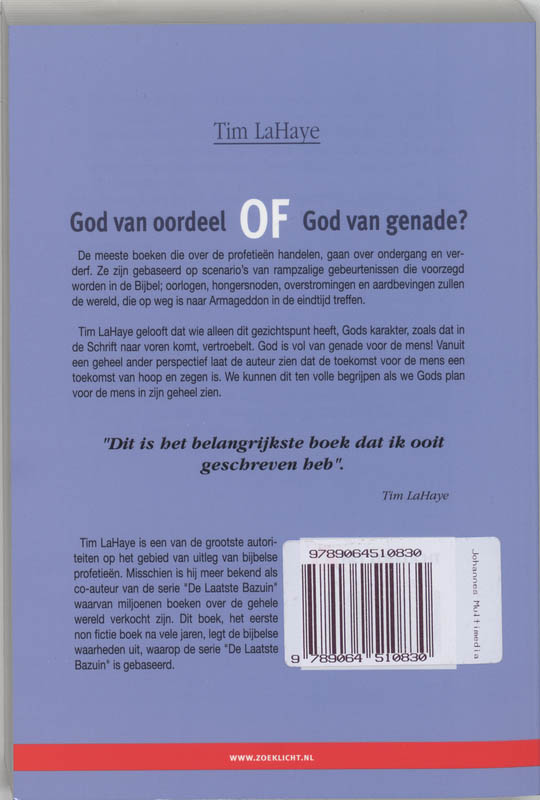 Achterkant van Gods toekomstige genade