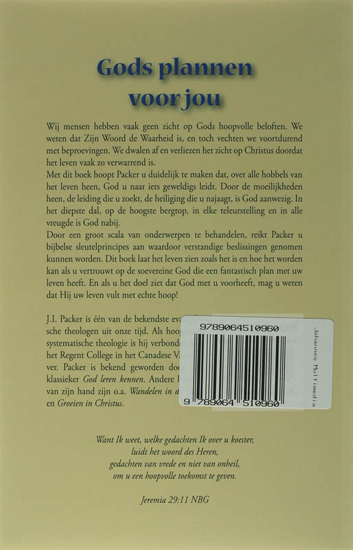 Achterkant van Gods plannen voor jou