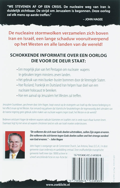 Achterkant van Jerusalem Countdown