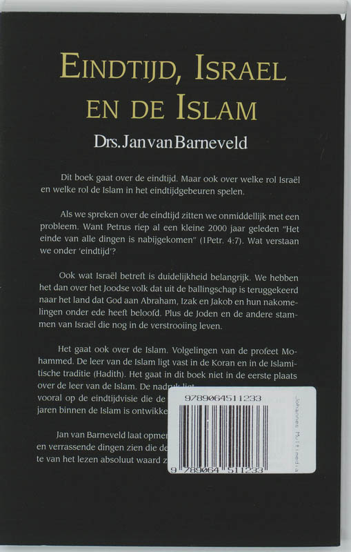 Achterkant van Eindtijd, Israël en de Islam