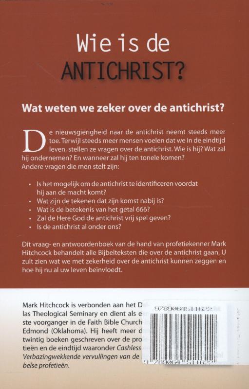 Achterkant van Wie is de antichrist?
