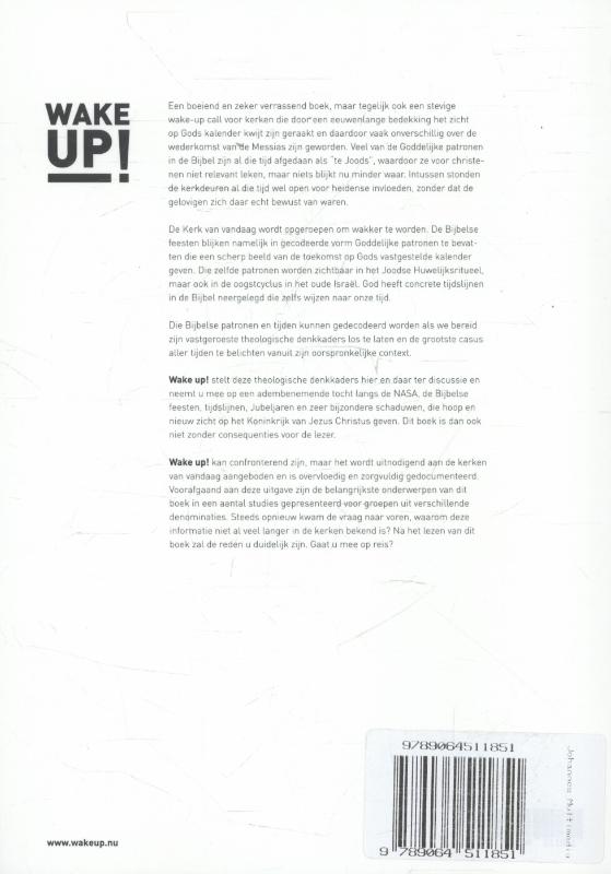 Achterkant van Wake up!