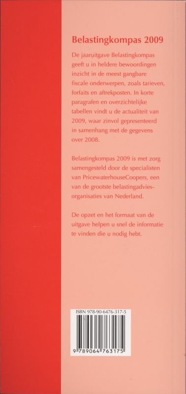Achterkant van 2009