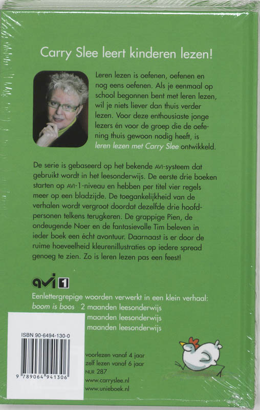 Achterkant van Pak de Kip set 3 ex