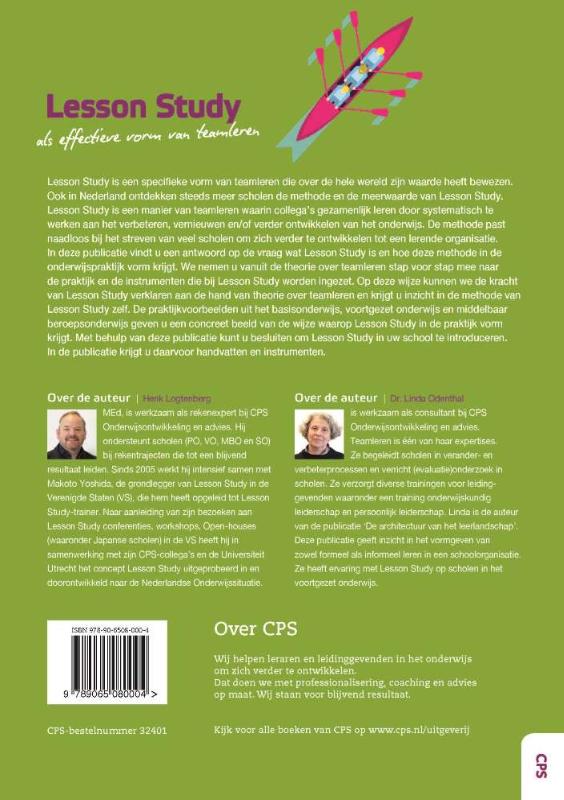 Achterkant van Lesson study als effectieve vorm van teamleren