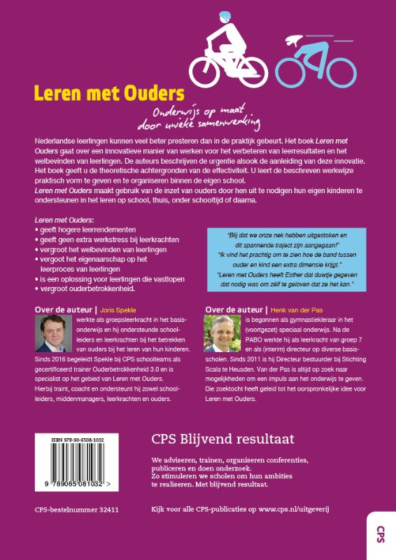Achterkant van Leren met ouders