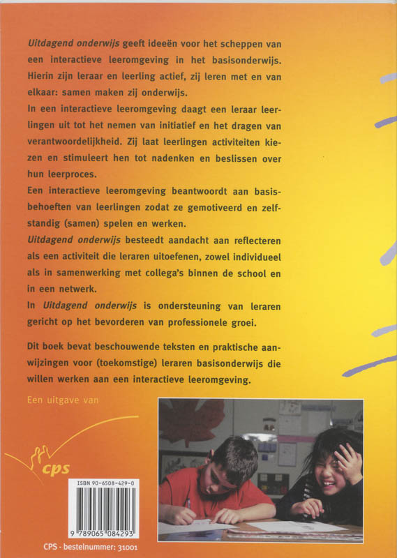 Achterkant van Uitdagend onderwijs