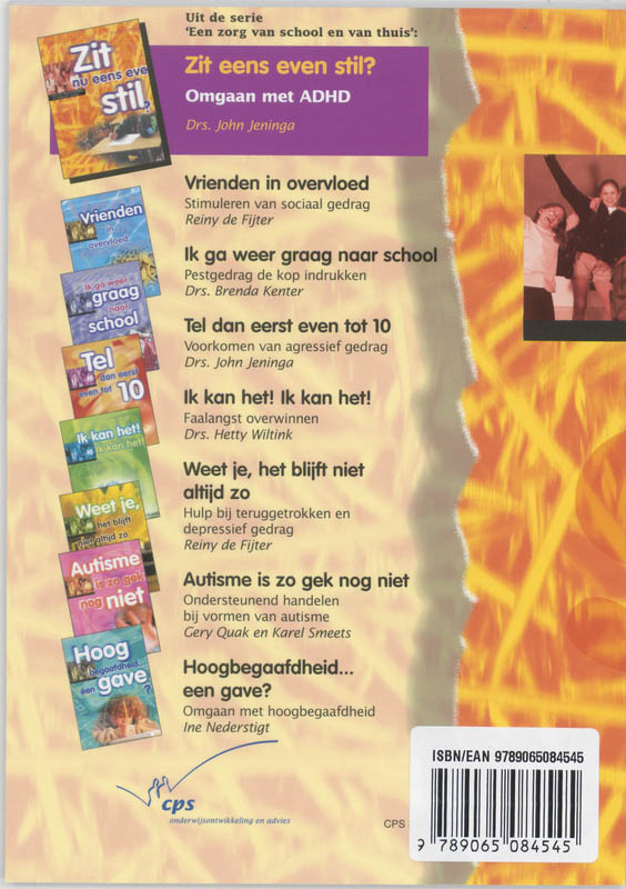 Achterkant van Zit nu eens even stil
