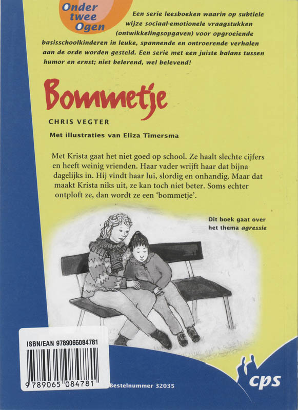 Achterkant van Bommetje