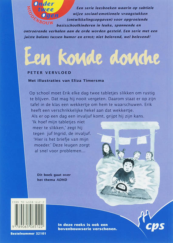 Achterkant van Een koude douche