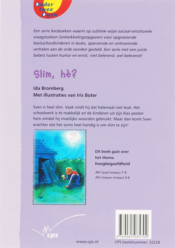 Achterkant van Slim, hè?