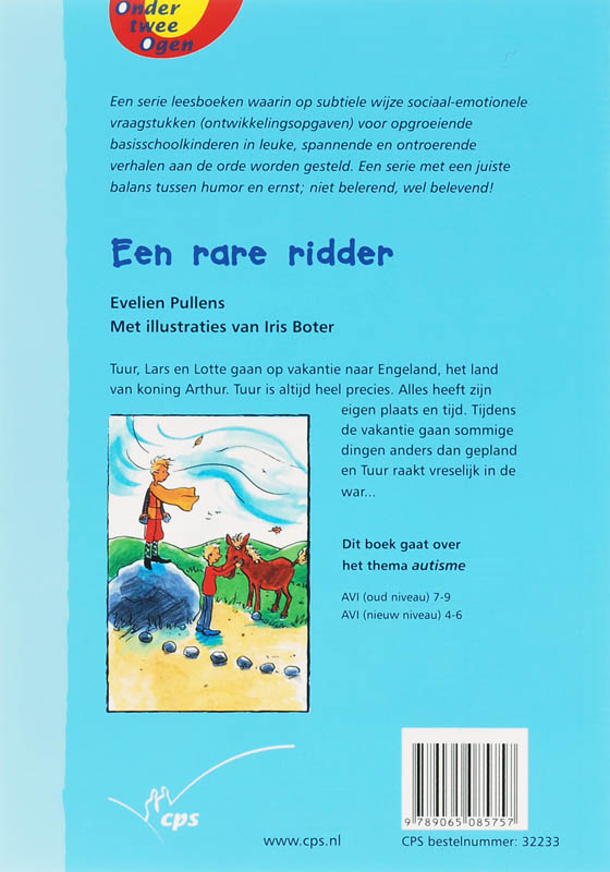 Achterkant van Een rare ridder