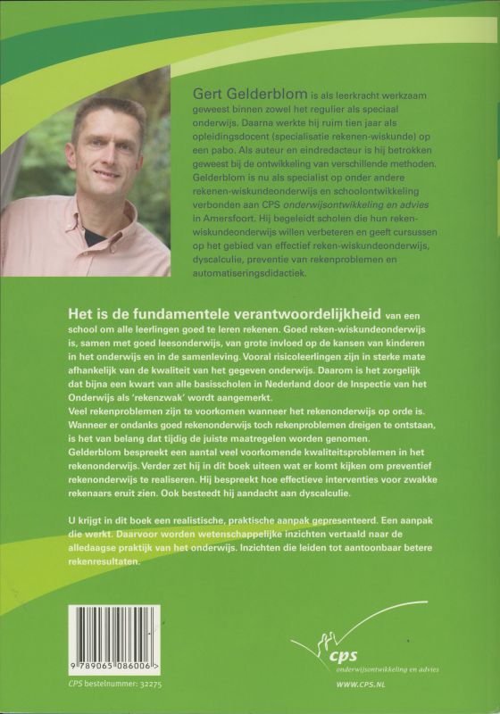 Achterkant van Effectief omgaan met zwakke rekenaars