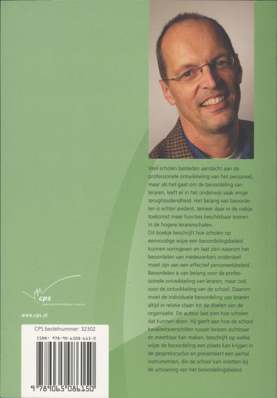 Achterkant van Beoordelen van leraren loont de moeite!
