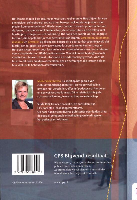 Achterkant van Vitaal voor de klas