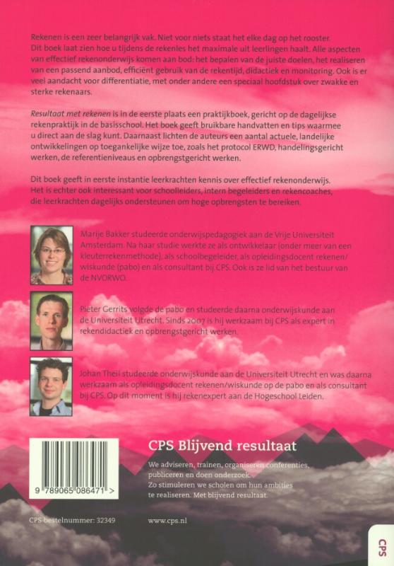 Achterkant van Resultaat met rekenen