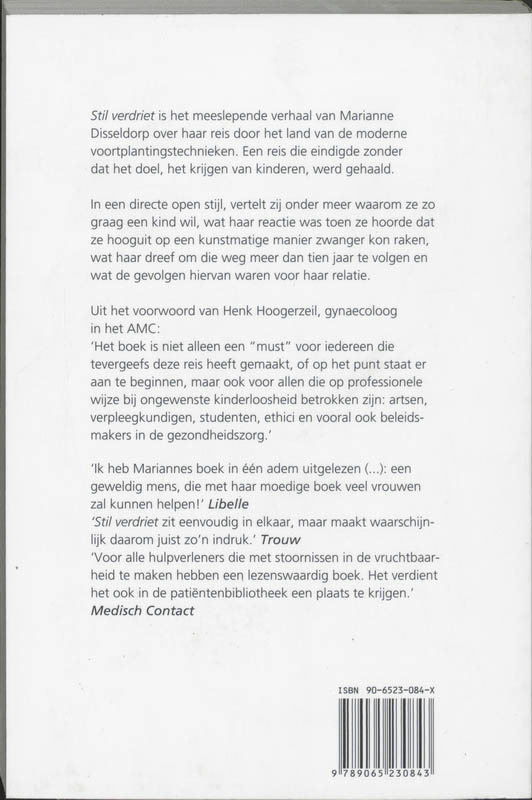 Achterkant van Stil verdriet