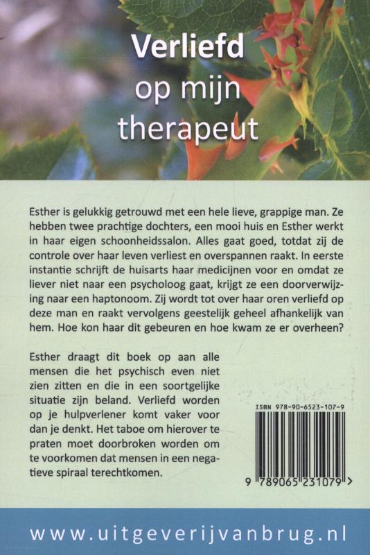Achterkant van Verliefd op mijn therapeut