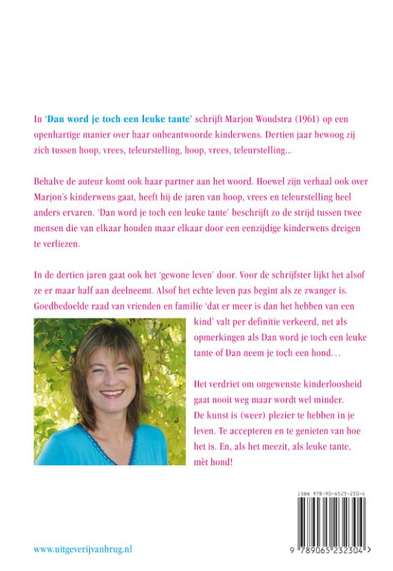 Achterkant van Dan word je toch een leuke tante!