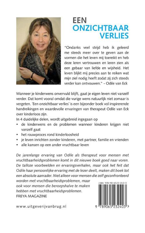 Achterkant van Een onzichtbaar verlies