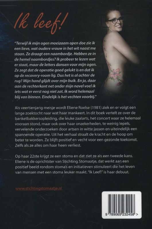 Achterkant van Ik leef!