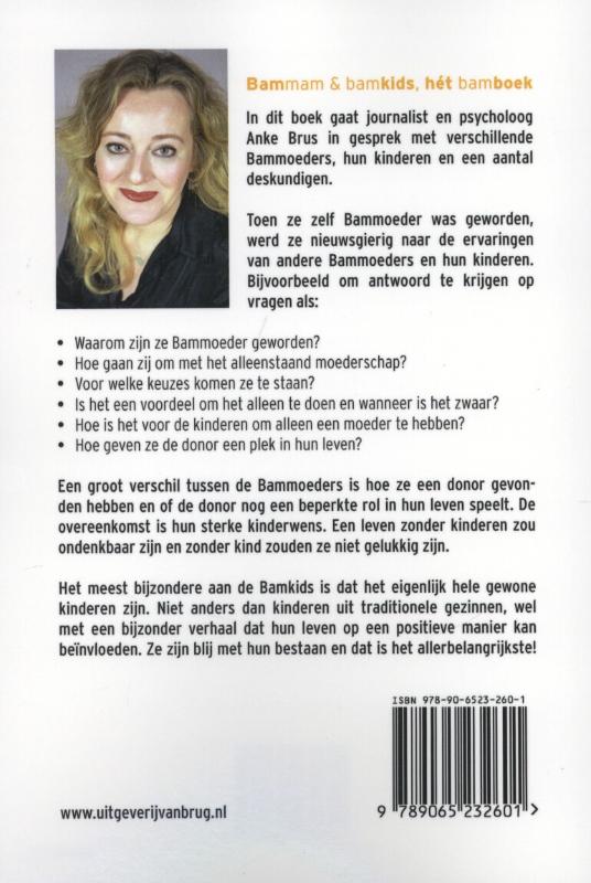 Achterkant van Bammam & bamkids, het bamboek