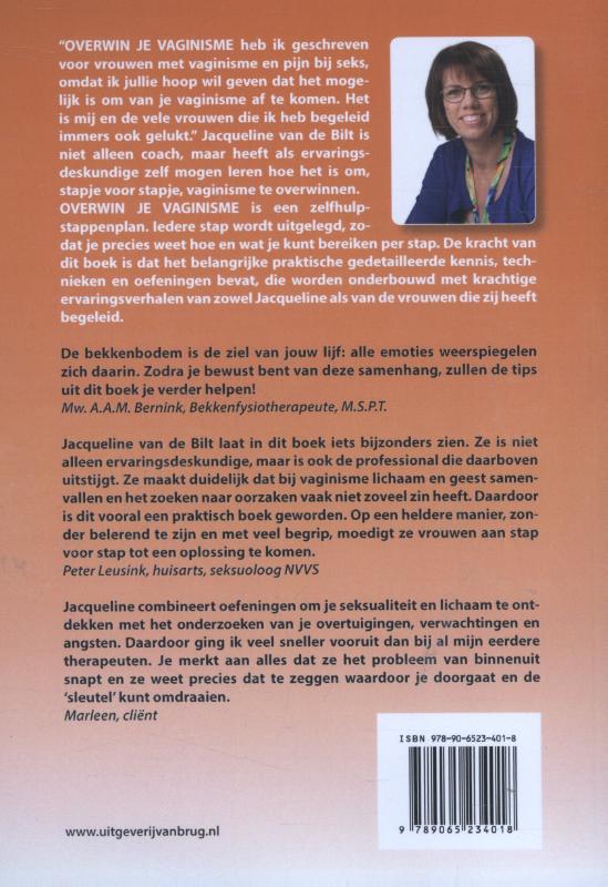 Achterkant van Overwin je vaginisme