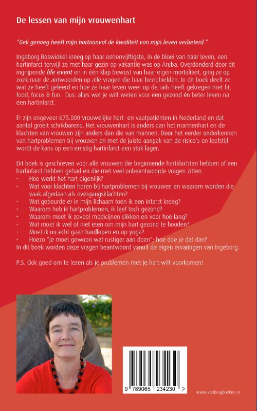 Achterkant van De lessen van mijn vrouwenhart