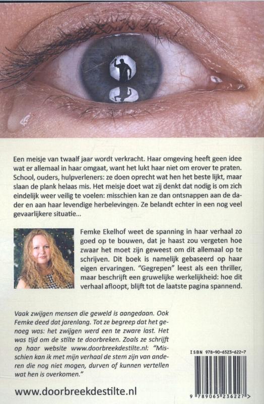 Achterkant van Gegrepen