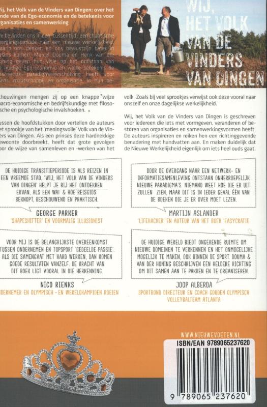 Achterkant van Wij, het volk van de vinders van dingen