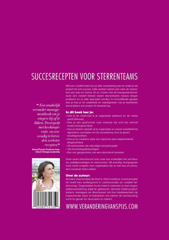 Achterkant van Verandering van spijs