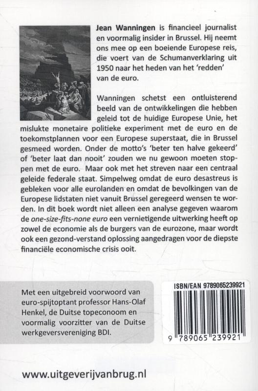 Achterkant van Het eurobedrog