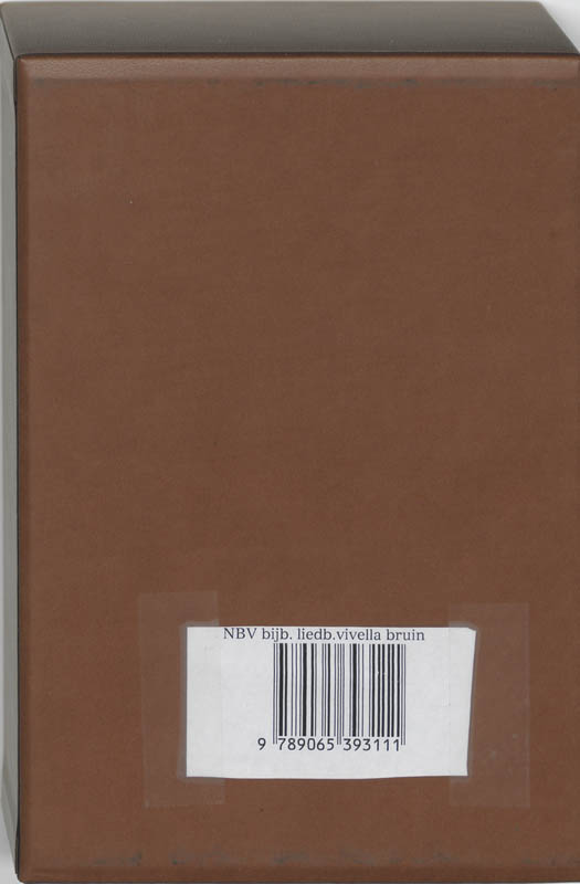 Achterkant van Bijbel/Liedboek voor de Kerken