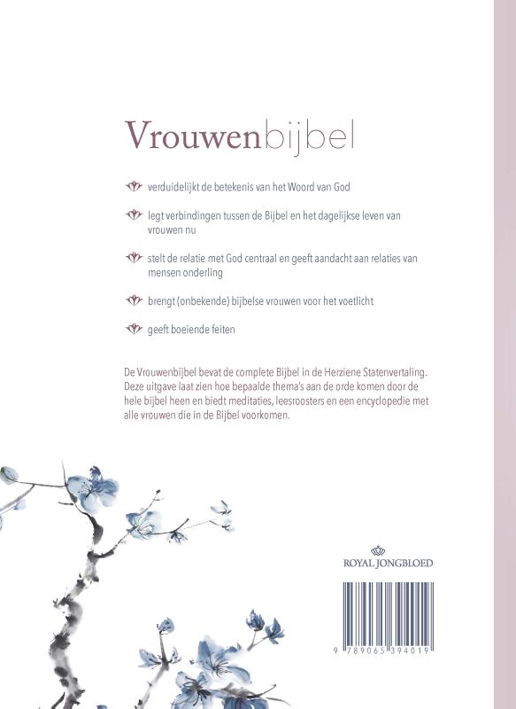 Achterkant van Vrouwenbijbel