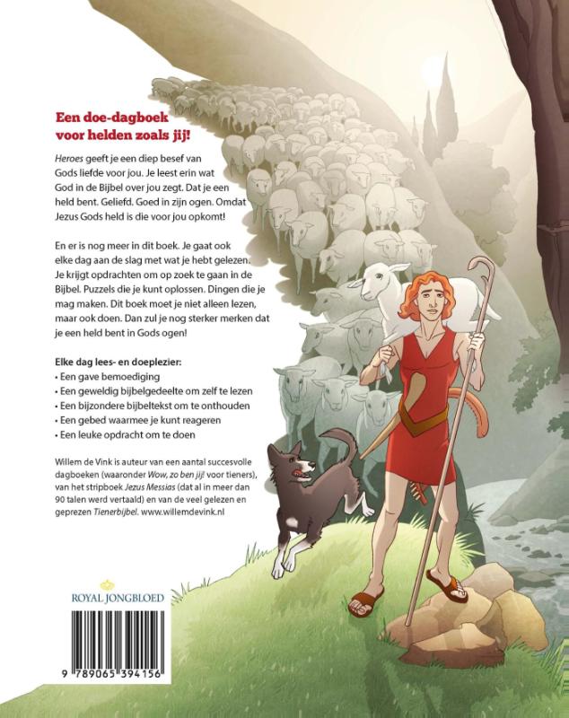 Achterkant van Heroes