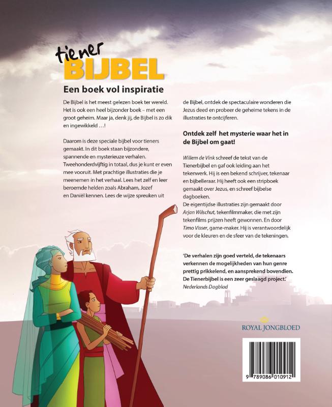 Achterkant van Tienerbijbel