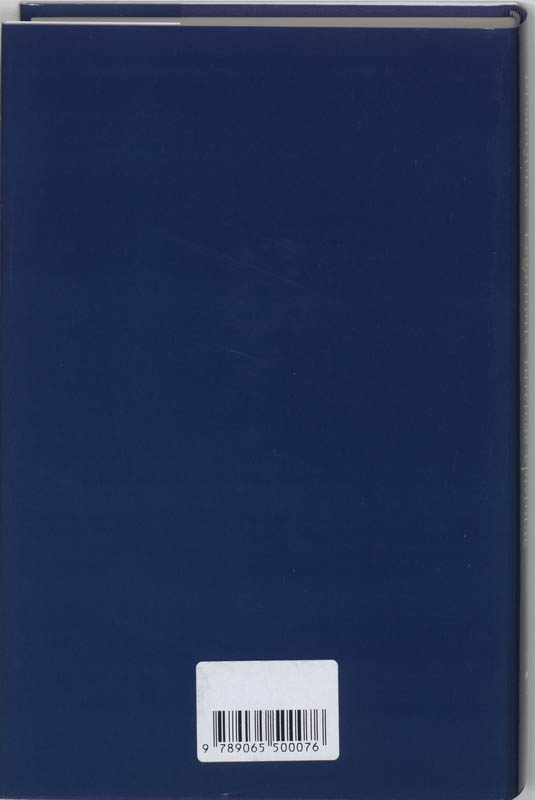 Achterkant van Vier brieven over het gezantschap naar Turkije Legationis Turcicae epistolae quatuor
