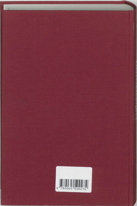 Achterkant van De Noordnederlandse historiebijbel