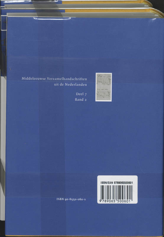 Achterkant van Het handschrift-Van Hulthem set