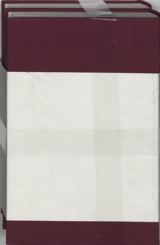 Achterkant van 2 dln. cpl.