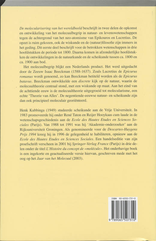 Achterkant van I