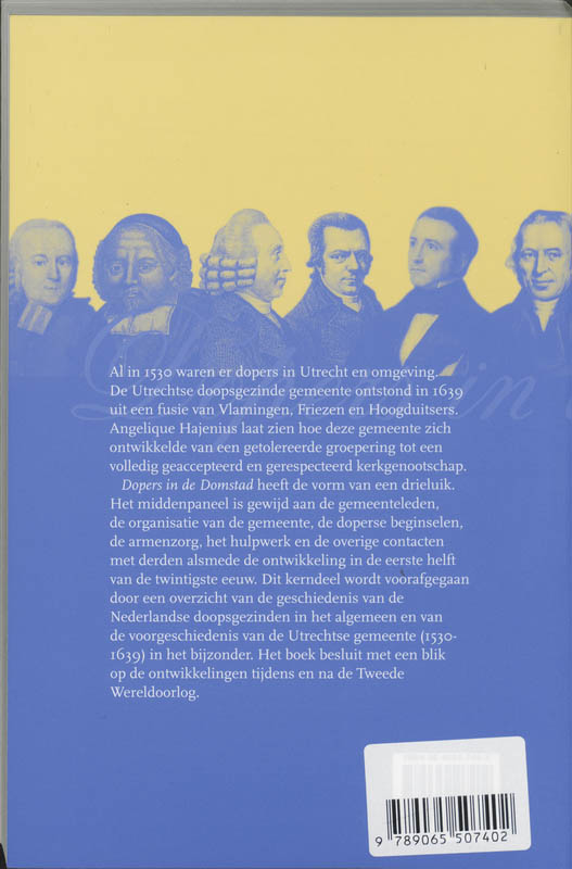 Achterkant van Dopers in de Domstad