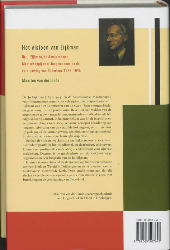 Achterkant van Het visioen van Eijkman