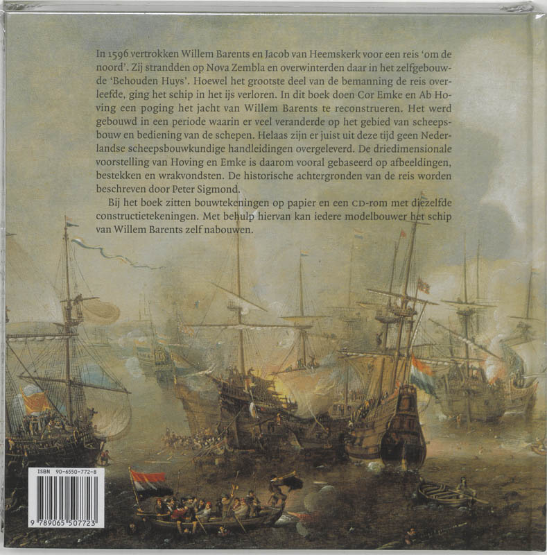 Achterkant van Het schip van Willem Barents