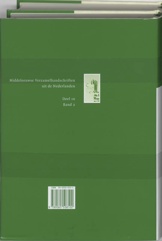 Achterkant van Het Weense arteshandschrift set