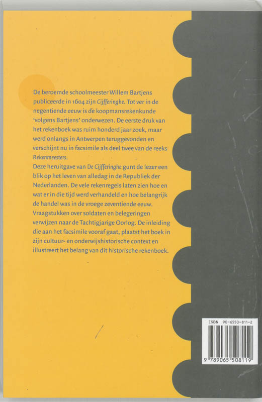 Achterkant van Cijfferinge (1604)