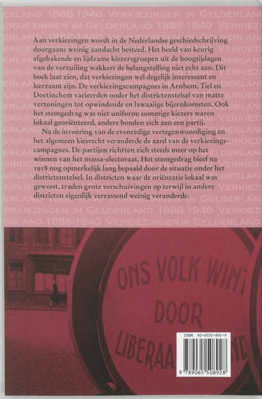 Achterkant van Electorale cultuur en politieke orientatie