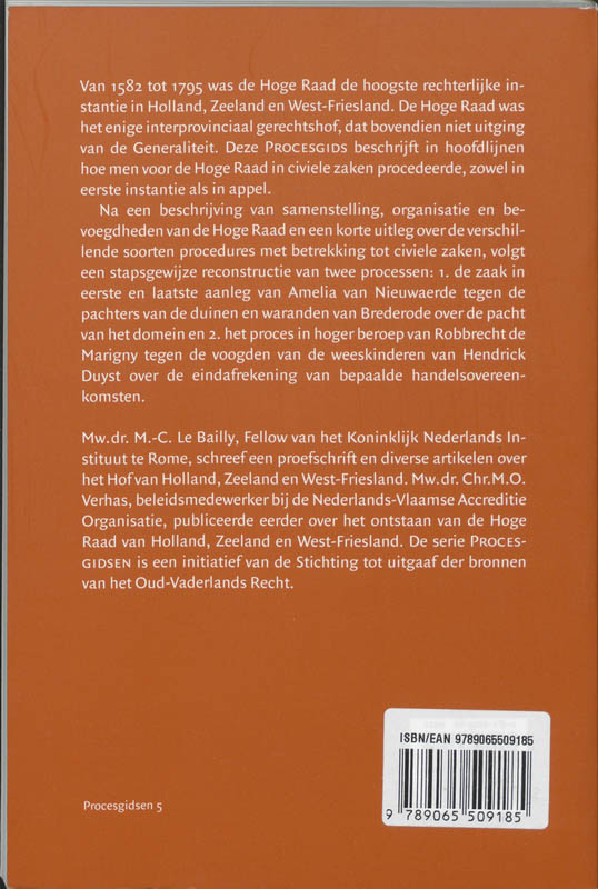 Achterkant van Hoge Raad van Holland, Zeeland en West-Friesland (1582-1795)