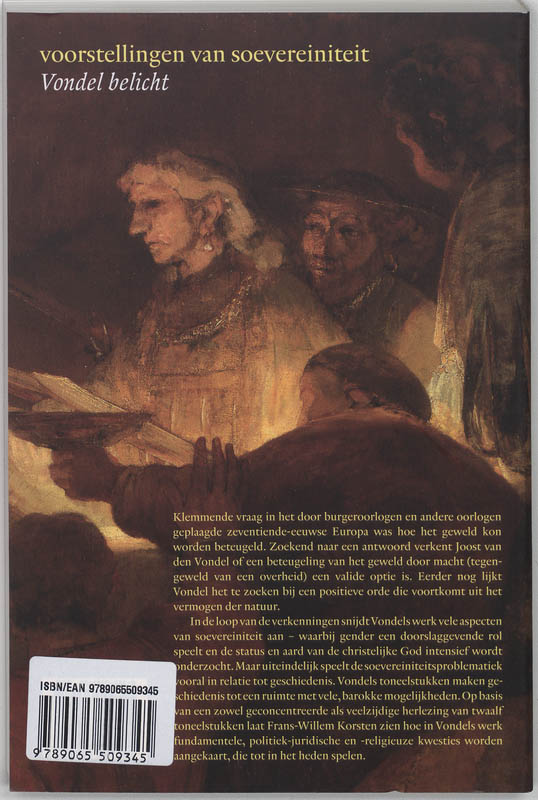 Achterkant van Vondel belicht